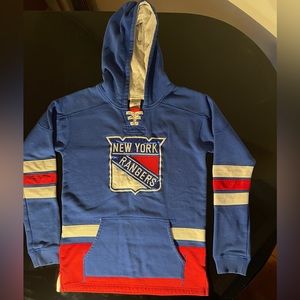 New York Rangers hockey hoodie size Large 14-16